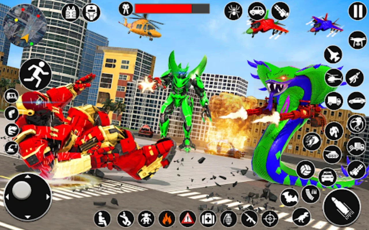 Anaconda Snake Robot Game for Android - Immersive 3D Combat