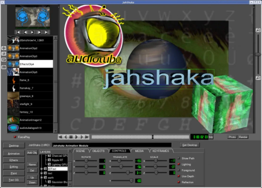 Jahshaka for Windows - A Free Video Editing Suite