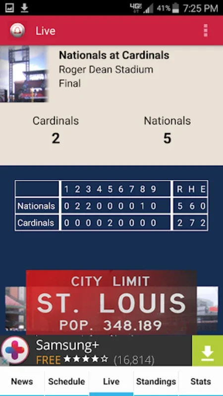 St. Louis Baseball - Cardinals for Android: Engaging Baseball App