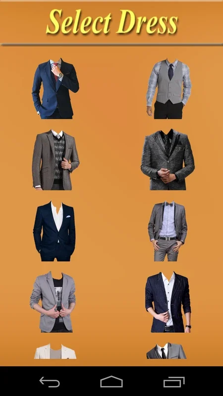 Formal Suit Men Wear for Android - Visualize Your Outfits