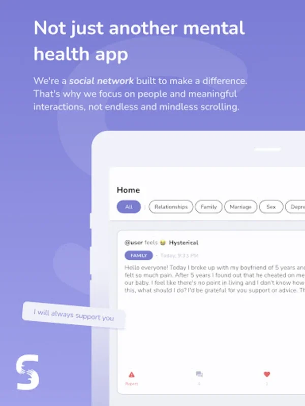 Soulout for Android: A Platform for Hope and Healing