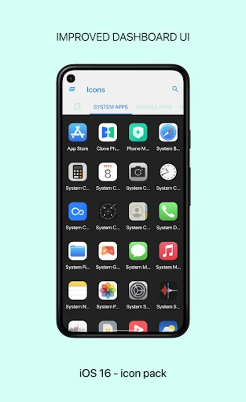 iOS 16 - Icon Pack for Android: Stylish Icons & Widgets