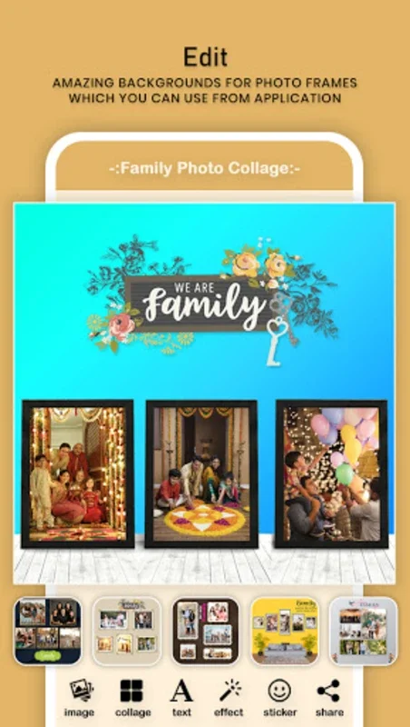 Family Photo Frame & Collage 2 for Android - Preserve Family Memories