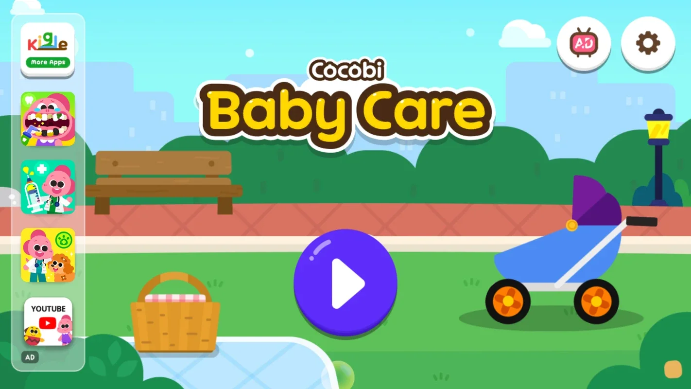 Cocobi Baby Care - Babysitter for Android: Fun with Baby Dinosaurs