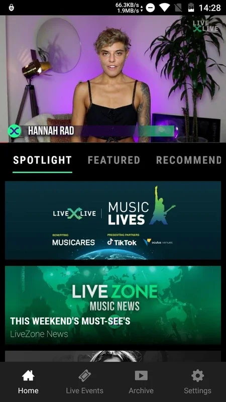 LiveXLive Video for Android: Stream Diverse Content