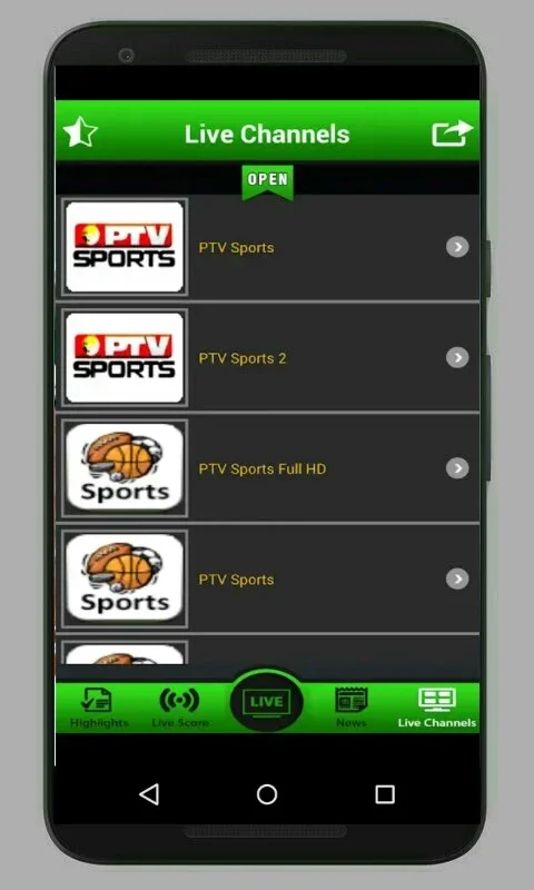 Cricket tv hd live for Android - Enjoy Live Cricket