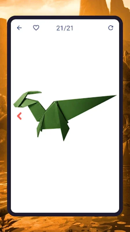 Origami dinosaurs paper shapes for Android - Download the APK from AppHuts