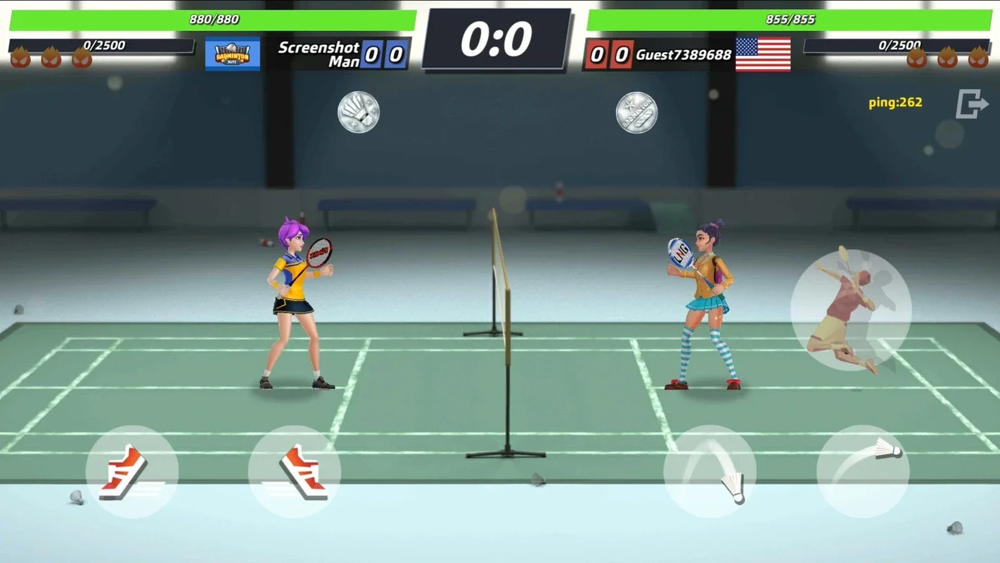 Badminton Blitz for Android: Thrilling One - on - One Badminton Duels