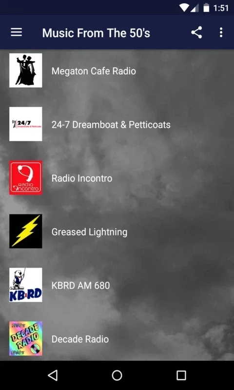 Music From The 50's for Android - Enjoy the Classics