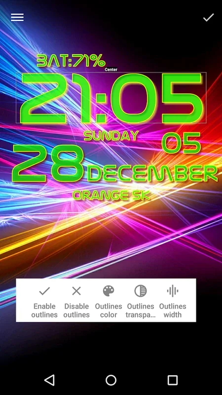 DIGI Clock Live Wallpaper for Android - Stylish & Functional