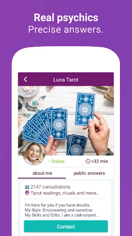 fortunica - Psychic & Tarot for Android: Spiritual Guidance