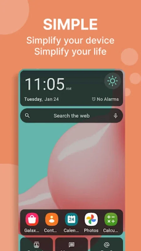 Easy Homescreen for Android - Simplify Your Device Usage