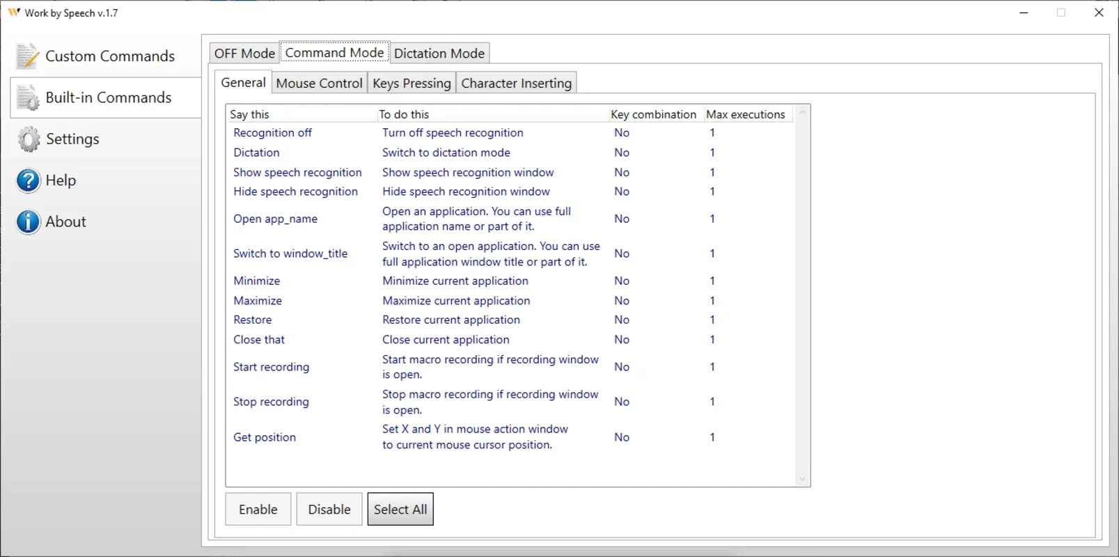 Work by Speech for Windows - No Download Needed