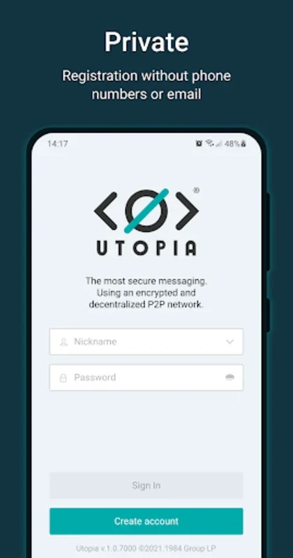 Utopia for Android - Secure Messaging with AI