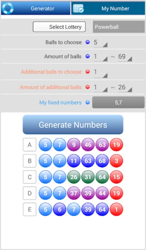 Multi Lotto Generator for Android - Customize Your Winning Chances