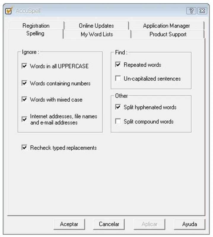 AccuSpell: Real-time Spell Checker for Windows