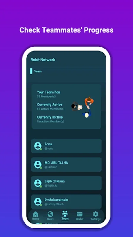 Rabit Network for Android - Earn Points with Friends