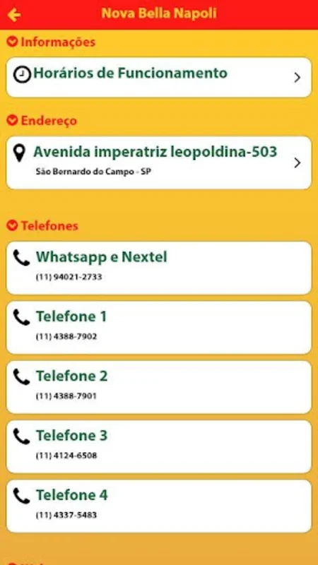 Pizzaria Nova Bella Napoli for Android - Order Delicious Pizza