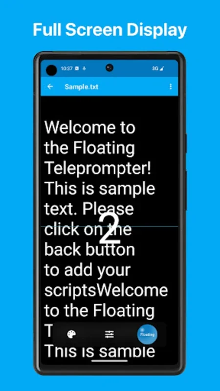 Teleprompter: Floating Notes for Android - Enhance Video Production