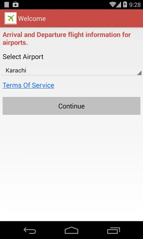 Pakistan Airports for Android - Real-Time Flight Updates