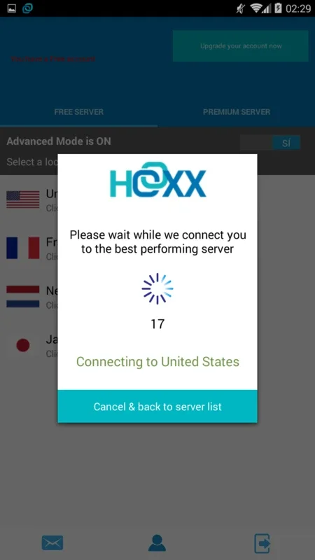 Hoxx VPN for Android - Unlock Anonymous Browsing