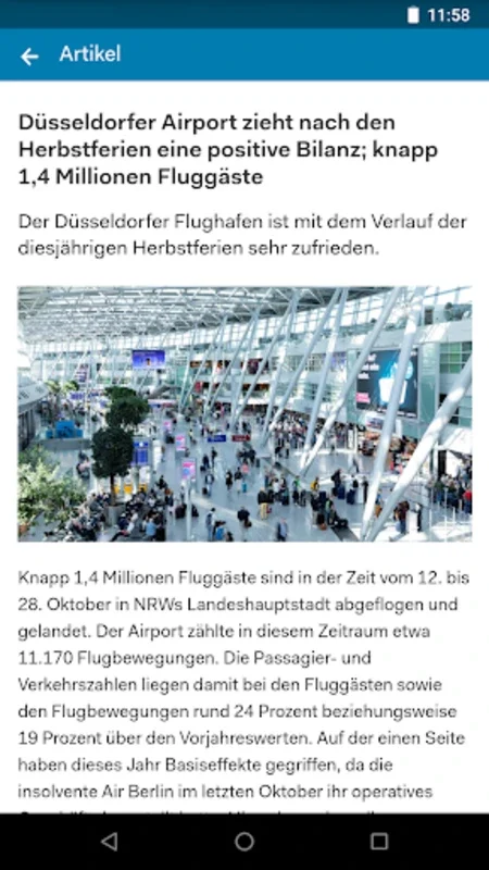 DUStogo for Android - Stay Informed at Dusseldorf Airport