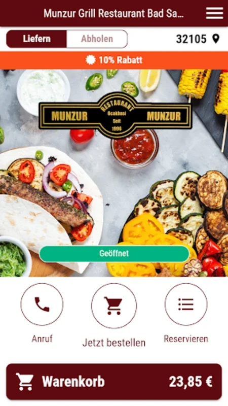 Munzur Grill Restaurant for Android: Gourmet Meals at Your Fingertips