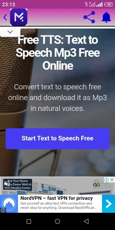 Media transcrip for Android - Transform Speech to Text