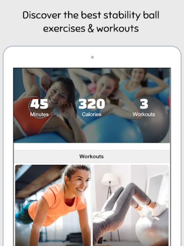 Stability Ball Exercises & Wor for Android: Enhance Fitness at Home