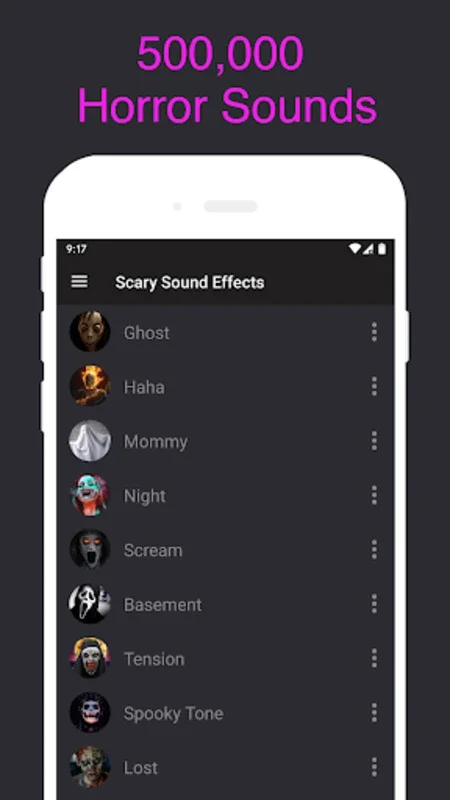 Scary Sound Effects - Ghost for Android: Over 100 Horror Sounds