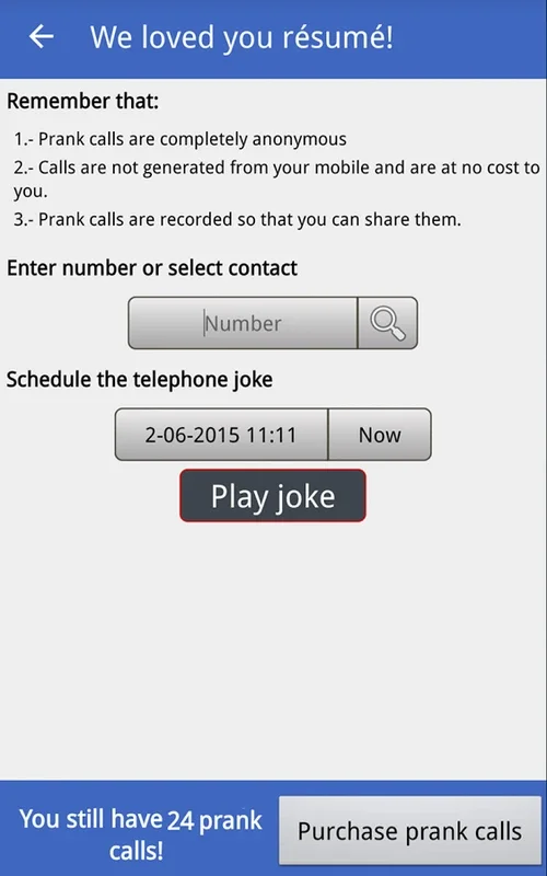 Juasapp for Android - Prank Calls at Your Fingertips