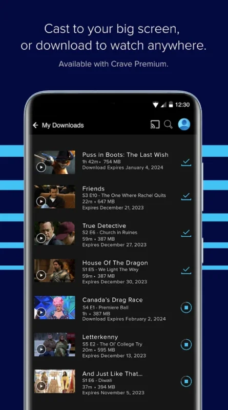 Crave for Android - Stream Diverse Content