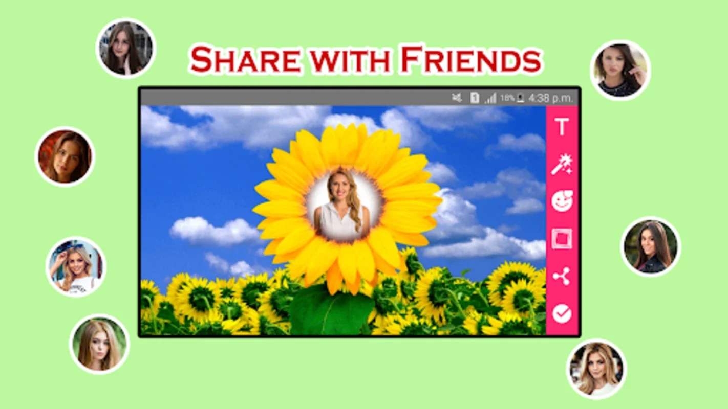 Sunflower Photo Frames for Android - Enhance Photos with Ease