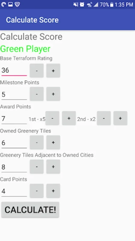 Mars Score for Android - Streamlined Scoring App