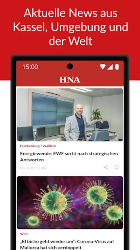 HNA - die Nachrichten-App for Android: Stay Informed