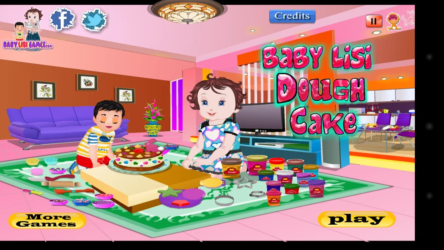 Baby Lisi Dough Cake for Android - Fun Baking Experience