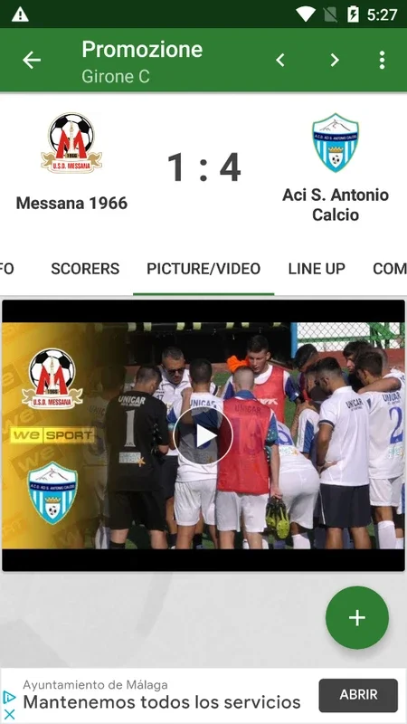 Tuttocampo for Android: The Best of Italy's Amateur Football