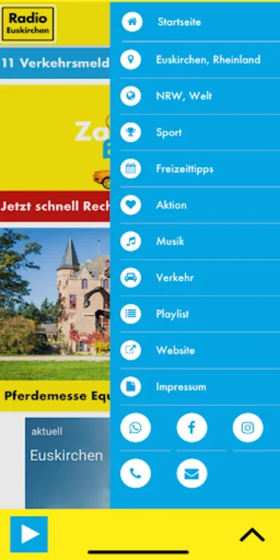 Radio Euskirchen for Android - Stream Local Content