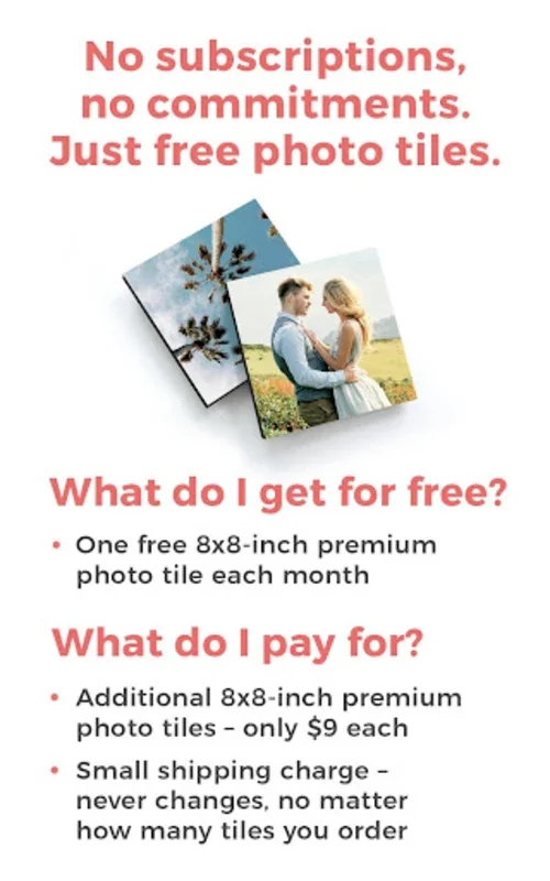 FreePrints Photo Tiles for Android - Create Custom Wall Art