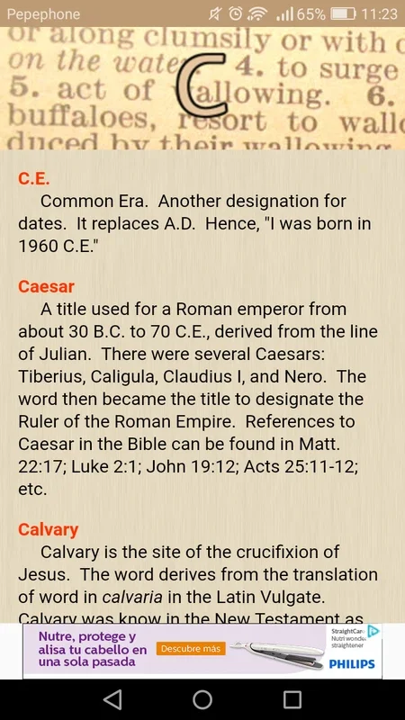 Theology Dictionary for Android - No Downloading Required