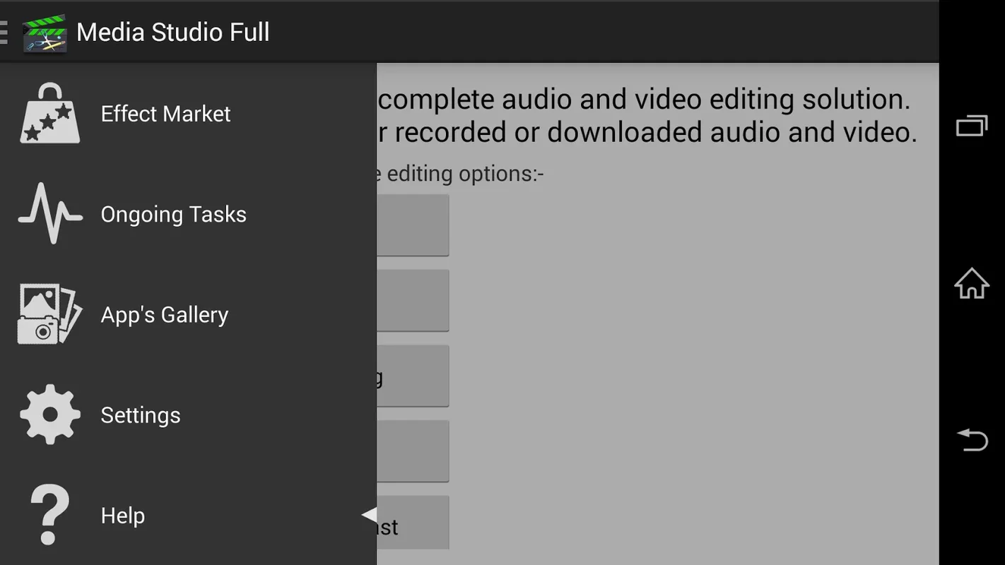 Android Studio for Android - Edit Audio & Video Easily