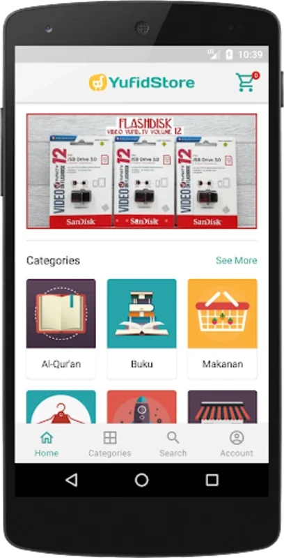 Yufid Store for Android: Quality Islamic Goods Platform