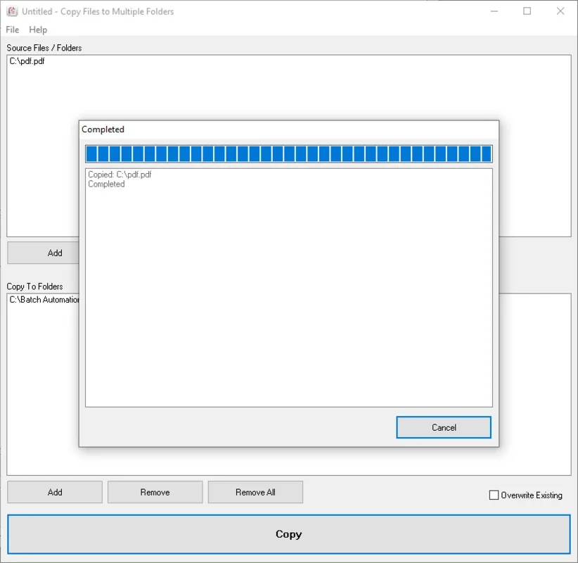 Copy Files to Multiple Folders for Windows - Simplify File Copying