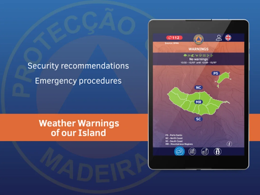 ProCiv Madeira for Android - Stay Safe with Real-time Info