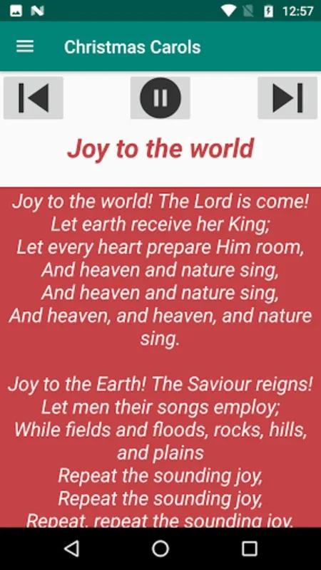 Christmas Carols mp3 & Lyrics for Android - Festive Cheer