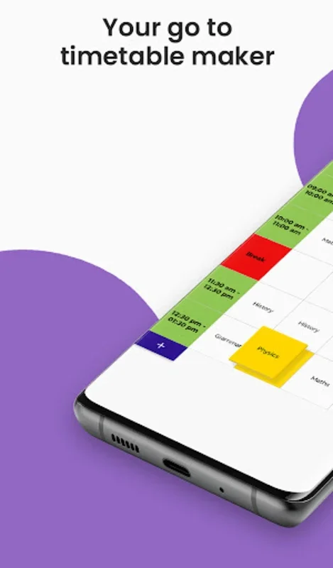 Timetable & Schedule Maker for Android - Efficient Schedule Management