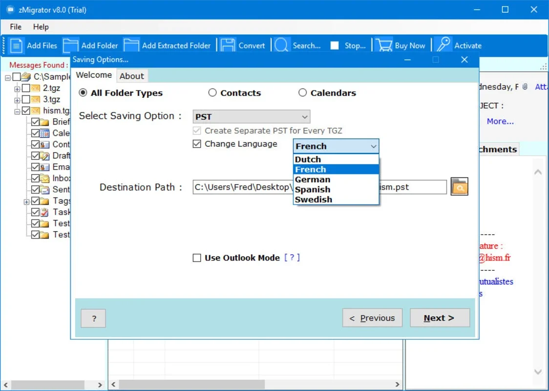 RecoveryTools Zimbra Migrator Wizard for Windows - Secure Zimbra Data Migration