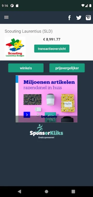 SponsorKliks/Gratis Sponsoren for Android: Unlock Free Sponsorships