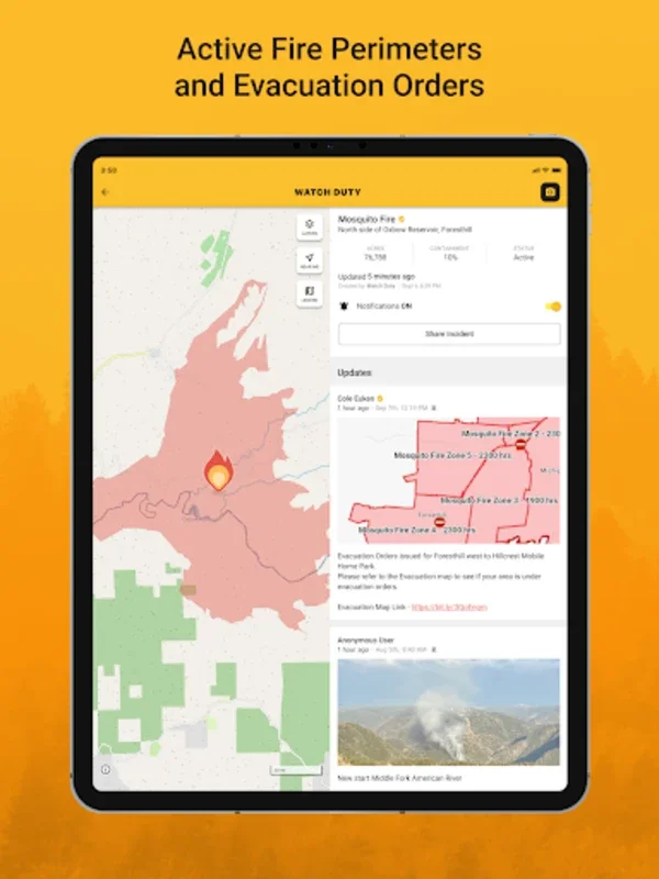 Watch Duty for Android - Real-Time Wildfire Monitoring