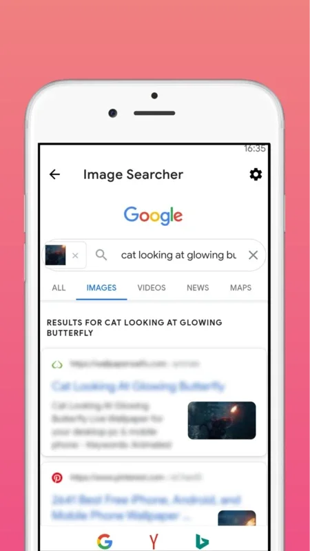 PicSearch: Fast Image Search for Android - No Downloading Needed